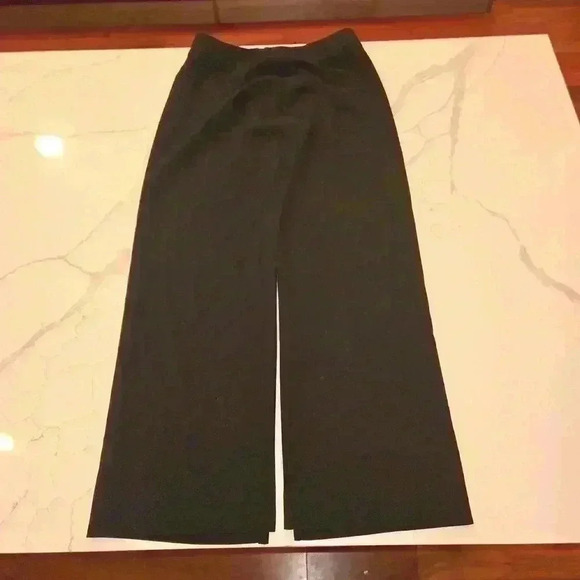 Calvin Klein Womens 100% Wool Split Maxi Straight Skirt Black Size 6